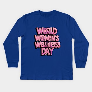 World Women’s Wellness Day – April Kids Long Sleeve T-Shirt